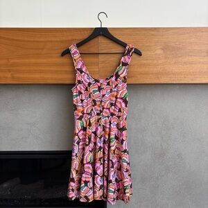 Free People Womens Butterfly Sleeveless A Line Dress, Size SP